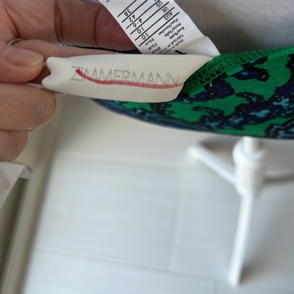 Zimmermann Tiggy Tie Bikini, Spliced Size 1 US 4-6 - Picture 7 of 8